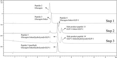 A Facile Procedure for One-Pot Stable Conjugation of Two Proglucagon Cysteine-Containing Peptide Analogs